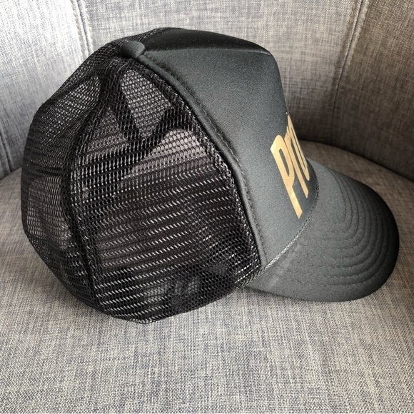Black PROBLEM neoprene trucker mesh hat cap adjustable back - Picture 8 of 9